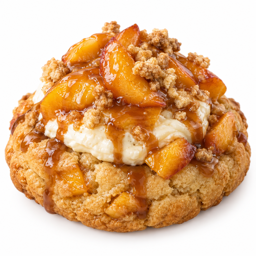 Peach Cobbler Cheesecake
